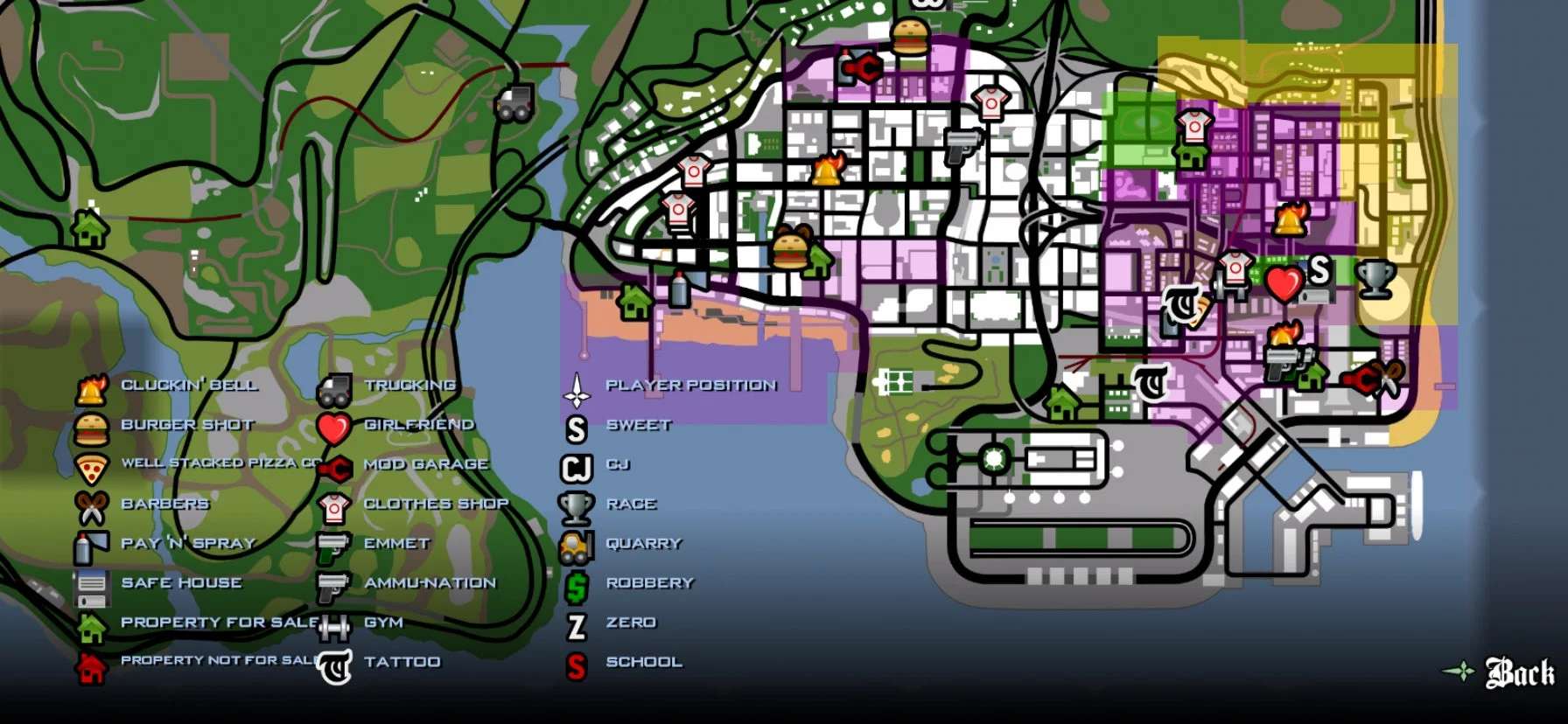 gta san andreas gangs