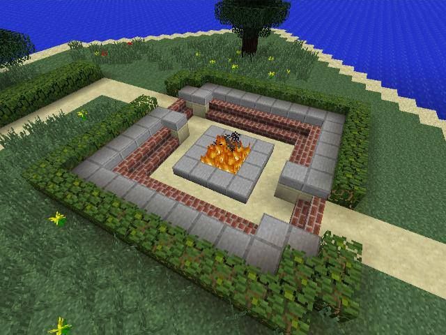 minecraft fireplace